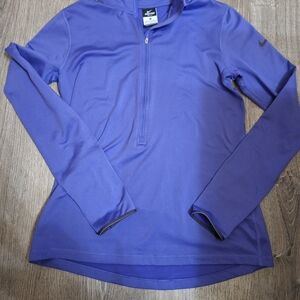 Nike Purple Half-Zip Top